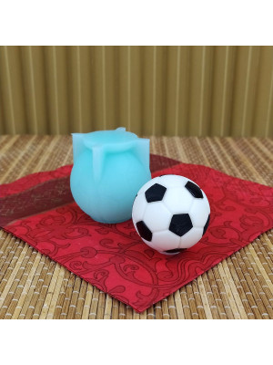 Силиконовая форма №963 «Футбольный мяч 3D» 