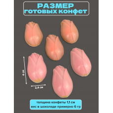 Молд пластиковый Тюльпаны