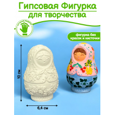 Фигурка для раскрашивания из гипса "Матрешка - Лето" №6