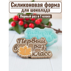 Силиконовая форма №900 «Первый раз в 1 класс»