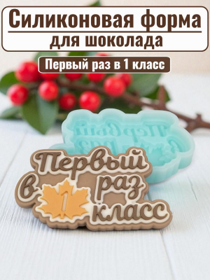 Силиконовая форма №900 "Первый раз в 1 класс"