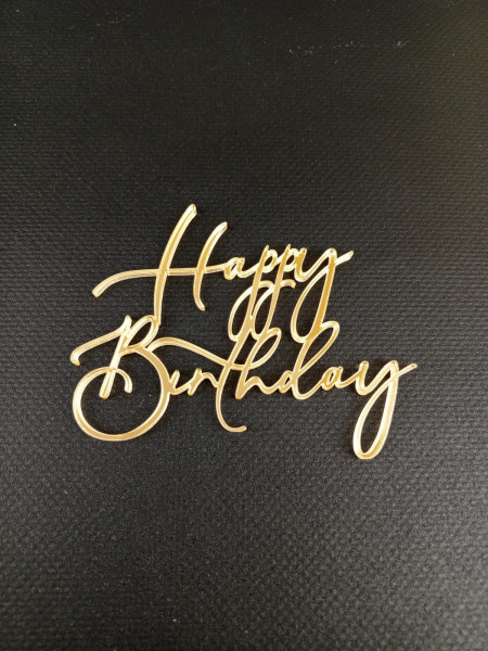 Топпер №96 "Happy birthday", акрил