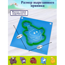 Трафарет с вырубкой K3DP/Ам Ням №1 именинник Трафарет с вырубкой K3DP/Ам Ням №1 именинник