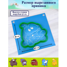 Трафарет с вырубкой K3DP/Ам Ням №7 голодный Трафарет с вырубкой K3DP/Ам Ням №7 голодный