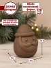 Силиконовая форма №2563 "Дедушка Мороз" 7,3см для мусса