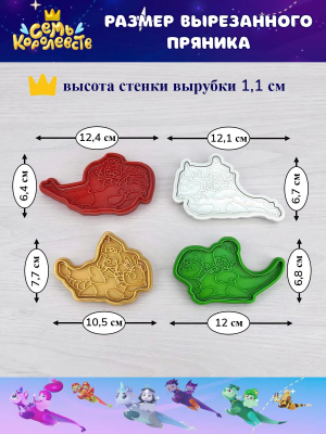 Подарочный набор штампы и вырубки K3DP/ Семь королевств Подарочный набор штампы и вырубки K3DP/ Семь королевств