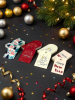 Набор бирочек 5 Happy New Year 60 шт