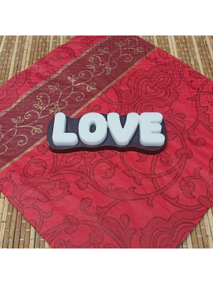 Силиконовая форма №1220 "LOVE" №2