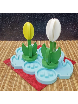 Силиконовая форма №1251 "Тюльпаны" 