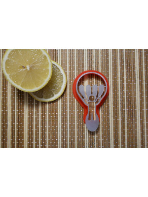 Вырубка + трафарет "Парашютист" 