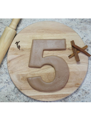 Вырубка цифра "5"  из набора №3