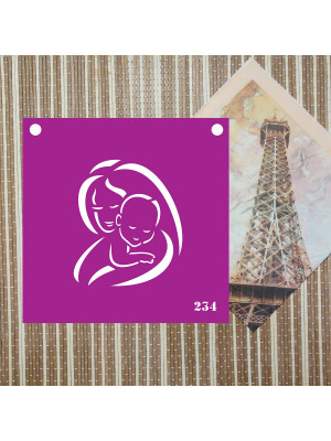 Трафарет №234 (День матери) Трафарет №234 (День матери)